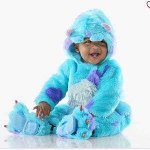 Pottery Barn Kids Monsters INC Blue Sully Costume 12-24 months